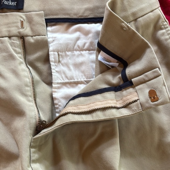 Parker Mens Khaki Shorts Adjustable Waist Size 38H - Picture 6 of 11